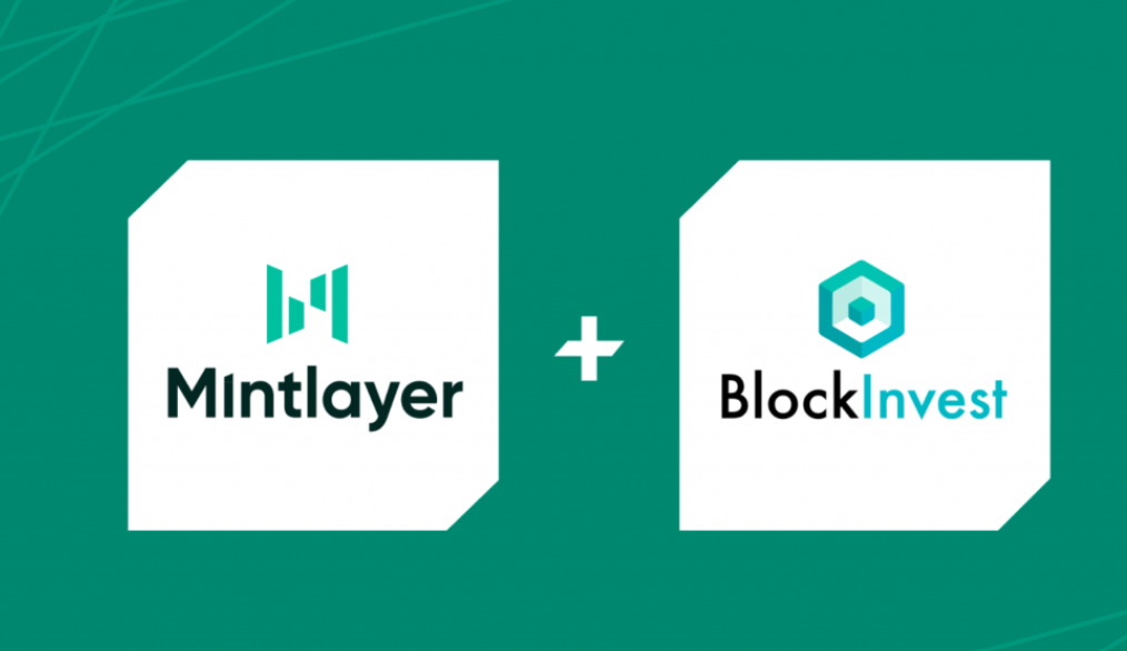 BlockInvest and Mintlayer logos representing blockchain collaboration
